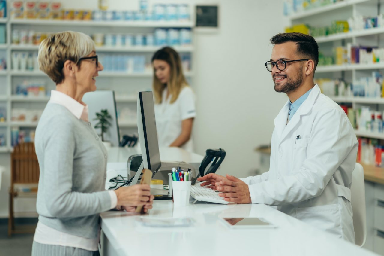 Pharmacist in Woodhavexn's Shop RX Pharmacy