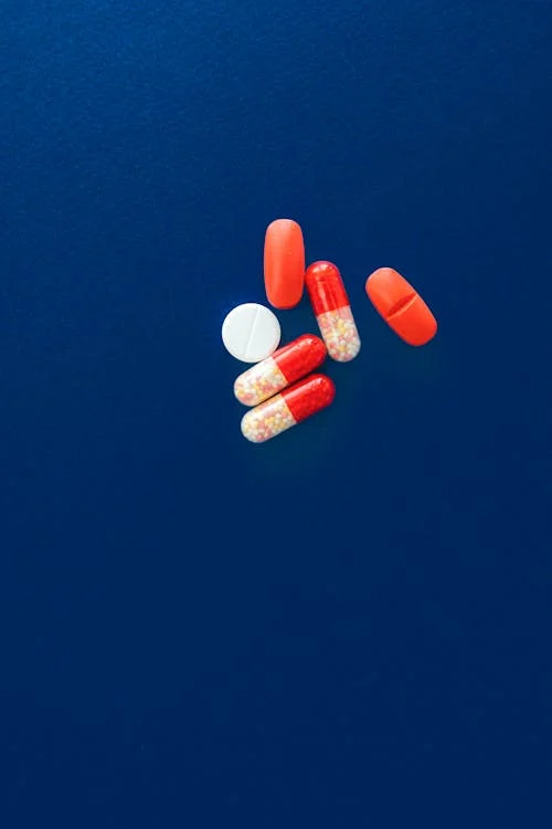 Pharmacy shelves stocked